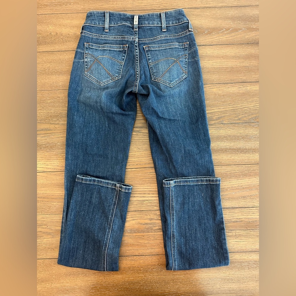 Ariat Women's Straight Leg Jeans in Deep Blue Size 26 L - Picture 3 of 5